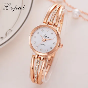 New Lvpai Fashion 2018 Luxury Rhinestone Watches Women Stainless Steel Quartz Watch For Ladies Dress Watch Gold Bracelet Clock
New Lvpai Fashion 2018 Luxury Rhinestone Watches Women Stainless Steel Quartz Watch For Ladies Dress Watch Gold Bracelet Clock
