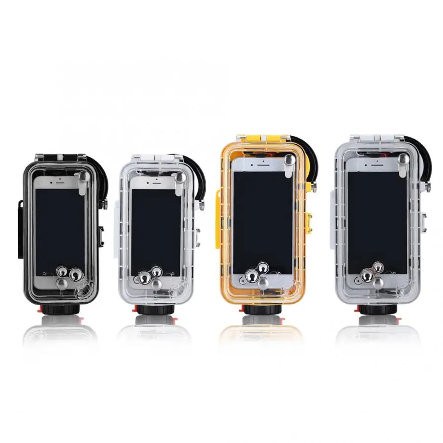 Mobile Phone Case 60m Underwater Diving Case for iPhone 7 7Plus Waterproof Protector Wide Angle Lens Take Photos Record Videos
Mobile Phone Case 60m Underwater Diving Case for iPhone 7 7Plus Waterproof Protector Wide Angle Lens Take Photos Record Videos