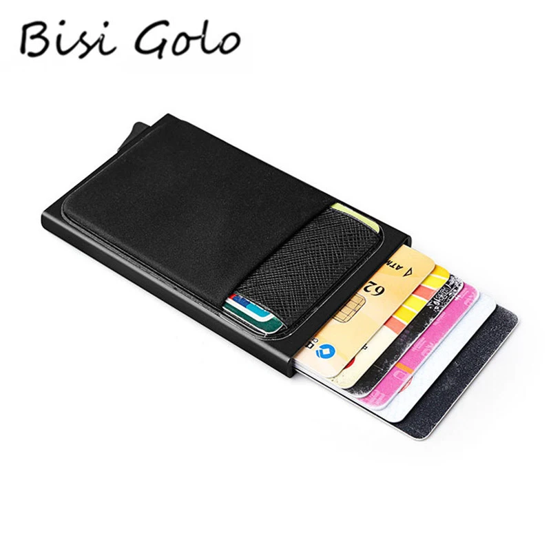 BISI GORO New Credit Card Holders Fashion Aluminum Single Box Card Wallet Casual Men and Women Metal ID Holder 2019 Card Case
BISI GORO New Credit Card Holders Fashion Aluminum Single Box Card Wallet Casual Men and Women Metal ID Holder 2019 Card Case