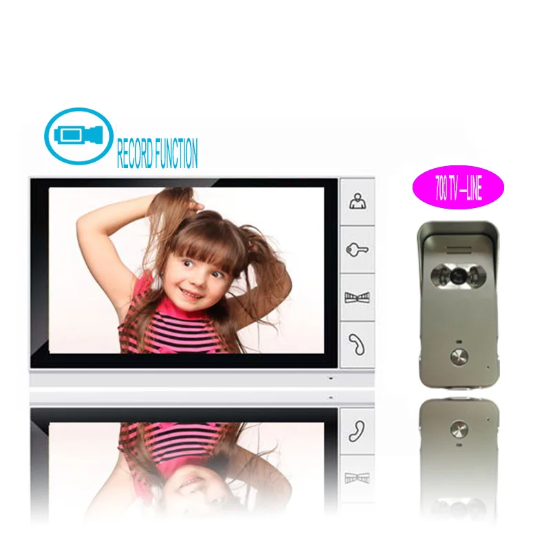 9" Color Display Record Function Door Intercom Door Phone System 700TVL IR-Cut Night Vision Waterproof Security Camera Intercom
9" Color Display Record Function Door Intercom Door Phone System 700TVL IR-Cut Night Vision Waterproof Security Camera Intercom