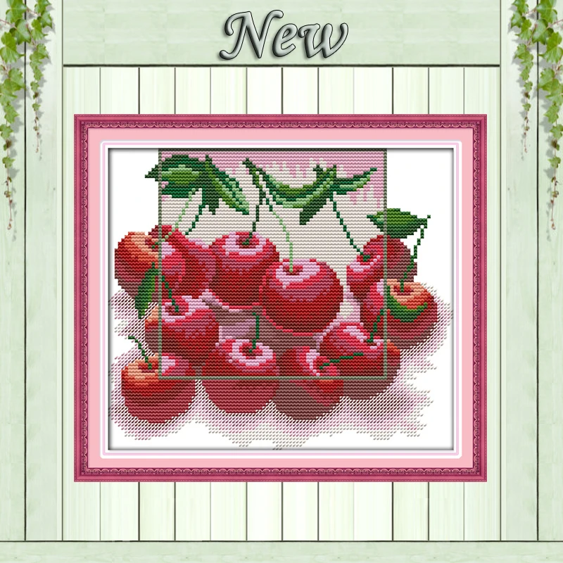 Red Cherry Fruit vegetables home wall decor Pattern printed on fabric DMC 11CT 14CT Cross Stitch kits,needlework Sets embroidery
Red Cherry Fruit vegetables home wall decor Pattern printed on fabric DMC 11CT 14CT Cross Stitch kits,needlework Sets embroidery