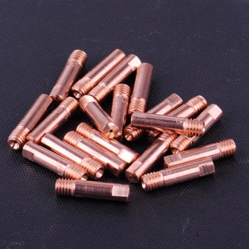 LETAOSK 20pcs MB 15AK MIG MAG Welding Weld Torch Contact Tips Holder 0.9 x 24mm Copper Gas Nozzle
LETAOSK 20pcs MB 15AK MIG MAG Welding Weld Torch Contact Tips Holder 0.9 x 24mm Copper Gas Nozzle