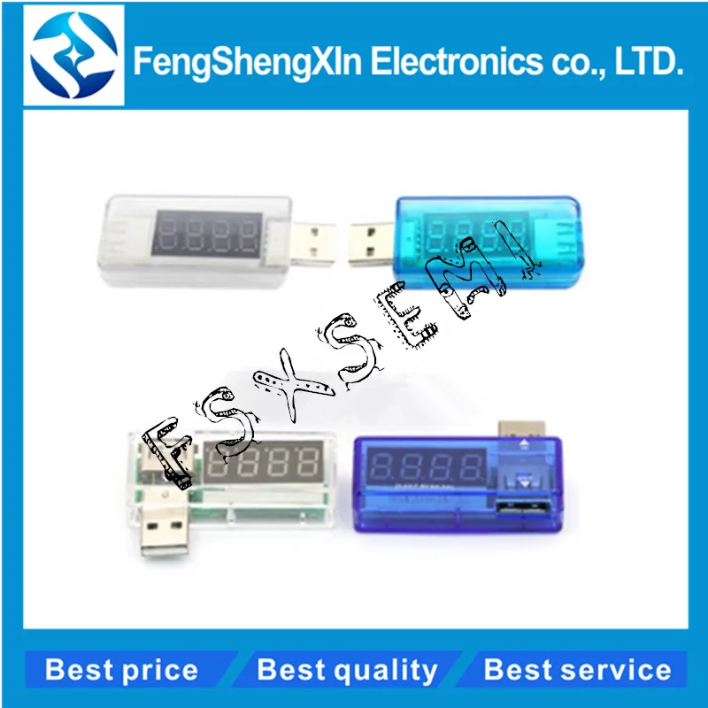 USB Смарт электроника цифровой мобильный тестер напряжения с зарядкой тока
