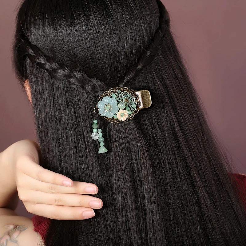 Hair Charm Chinese Style Women Vintage Hair clip Accessories woman Gift Wedding Hair clip
Hair Charm Chinese Style Women Vintage Hair clip Accessories woman Gift Wedding Hair clip