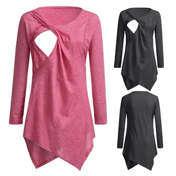 Women's Pregnancy Circular Collar Maternity Nursing Baby Tops ropa mujer Clothes For Pregnant Women Dropshipping D4
Women's Pregnancy Circular Collar Maternity Nursing Baby Tops ropa mujer Clothes For Pregnant Women Dropshipping D4