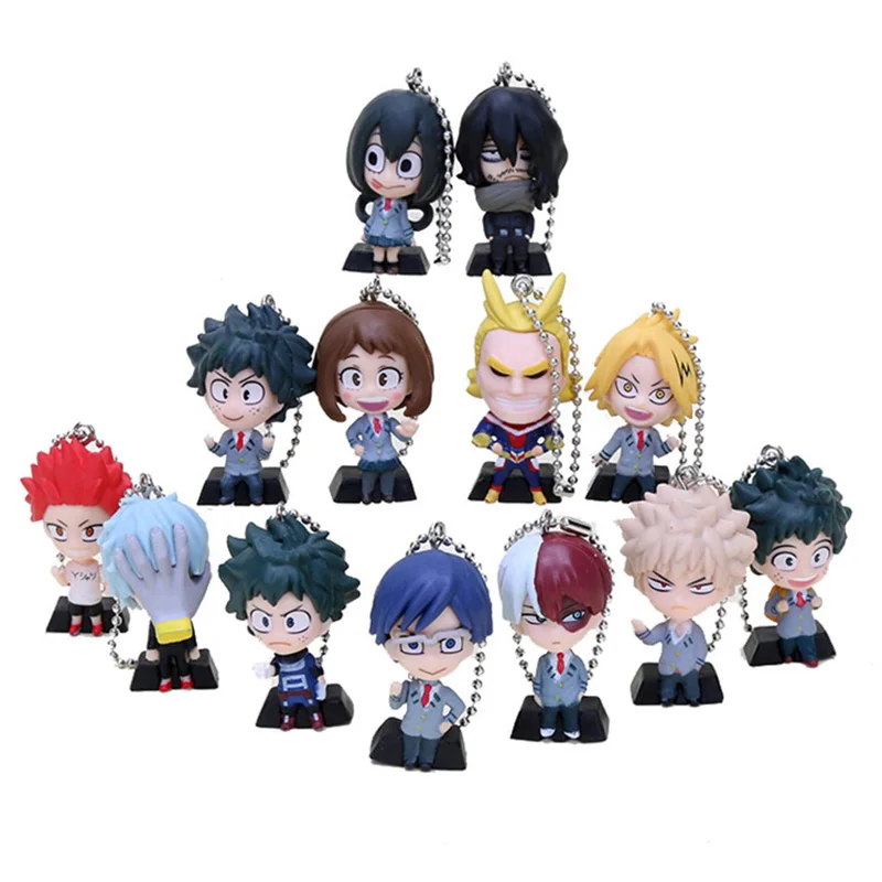 4pcs 5pcs 13pcs Cartoon My Hero Boku No Hero Academia Keychains Izuku Midoriya Bakugou Katsuki Ochaco Uraraka Figure Toy Gift
4pcs 5pcs 13pcs Cartoon My Hero Boku No Hero Academia Keychains Izuku Midoriya Bakugou Katsuki Ochaco Uraraka Figure Toy Gift