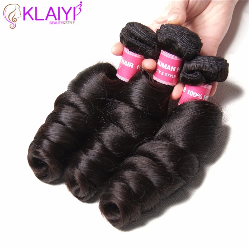Klaiyi Hair Brazilian Loose Wave 100% Human Hair Weave Bundles Remy Hair Extensions 16 To 26 Inch Double Hair Weft Natural Color
Klaiyi Hair Brazilian Loose Wave 100% Human Hair Weave Bundles Remy Hair Extensions 16 To 26 Inch Double Hair Weft Natural Color