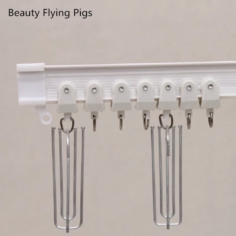 1miter rails curved/straight track plastic Nanometer silence Flat curved track curtain hook single double Track pole Accessories
1miter rails curved/straight track plastic Nanometer silence Flat curved track curtain hook single double Track pole Accessories