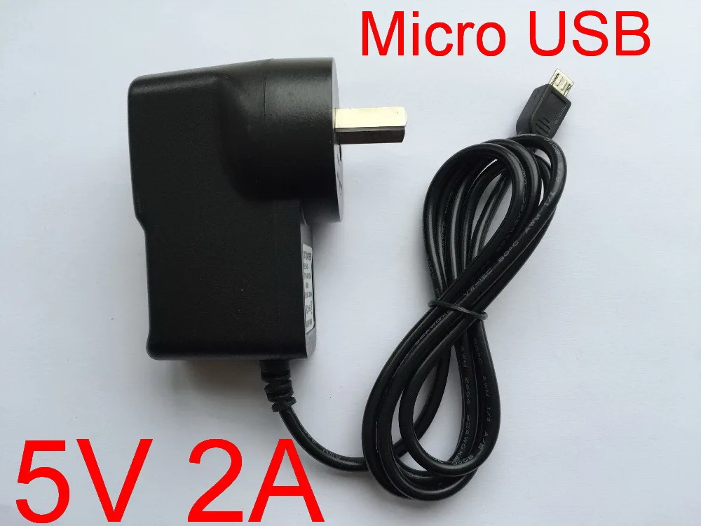 1 шт. высокое качество 5 В 2A V8 AU разъем Micro USB зарядное устройство адаптер питания 2000