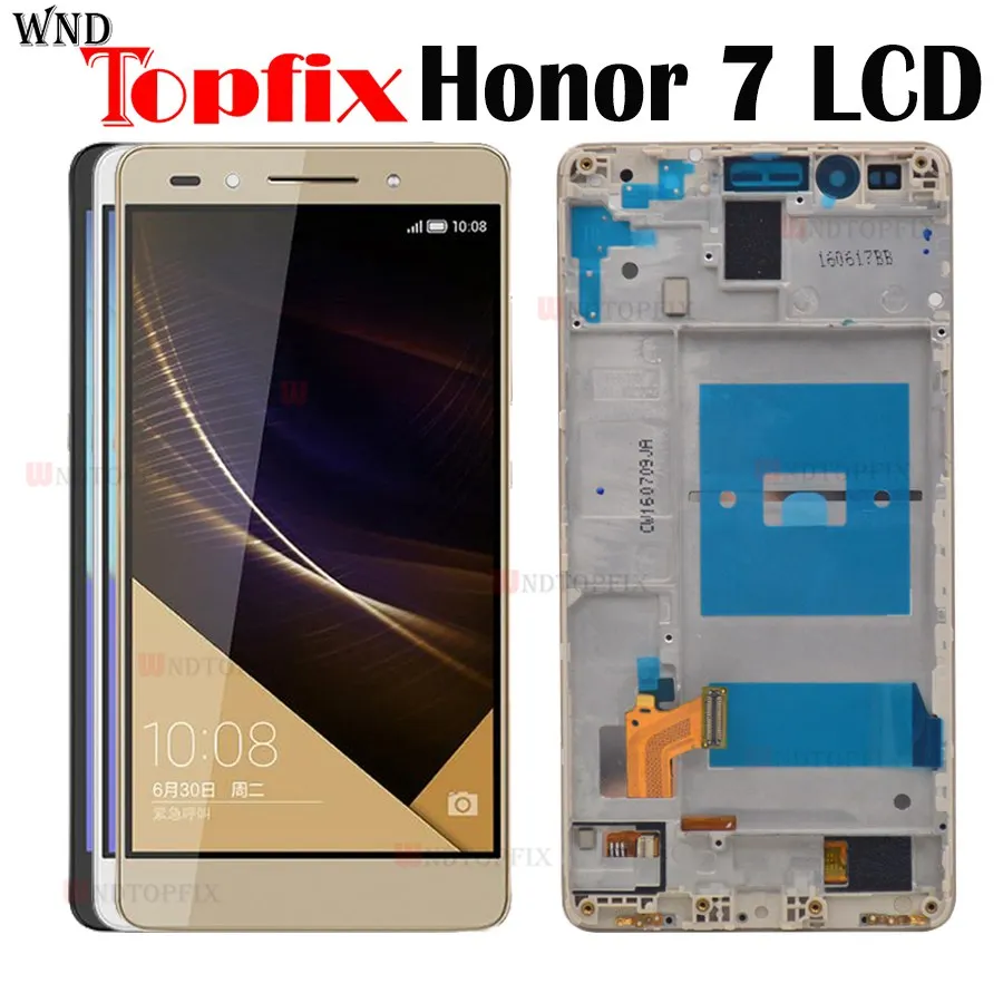 For Huawei Honor 7 LCD Touch Screen With Frame For Huawei Honor7 LCD PLk-TL01H Display Digitizer Assembly Replacement Parts
For Huawei Honor 7 LCD Touch Screen With Frame For Huawei Honor7 LCD PLk-TL01H Display Digitizer Assembly Replacement Parts