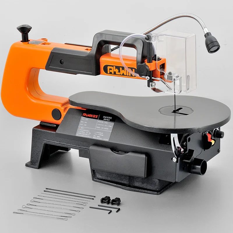 SSA16L-VR Electric Jig Saw Woodworking Wire Sawing Machine Carving Machine Speed Adjustable Carpentry Cutting Machine Table Saw
SSA16L-VR Electric Jig Saw Woodworking Wire Sawing Machine Carving Machine Speed Adjustable Carpentry Cutting Machine Table Saw