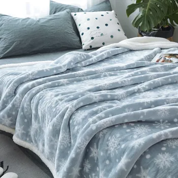 FUNBAKY Snow Blue Fluffy Wool Sherpa Bed Blanket Cover Soft Warm Coral Fleece Blanket Portable Car Travel
FUNBAKY Snow Blue Fluffy Wool Sherpa Bed Blanket Cover Soft Warm Coral Fleece Blanket Portable Car Travel