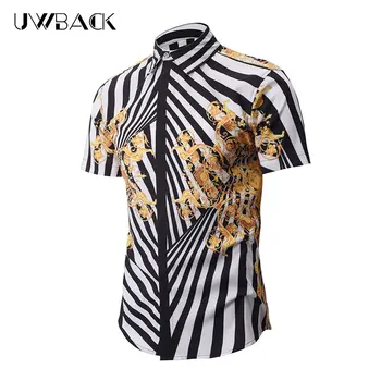 Uwback Hip Hop Men 3D Shirts Short Sleeve Printed Luxury Shirts Summer Polyester Fashion Chemise 3D Classic Tops M-3XL XA488
Uwback Hip Hop Men 3D Shirts Short Sleeve Printed Luxury Shirts Summer Polyester Fashion Chemise 3D Classic Tops M-3XL XA488