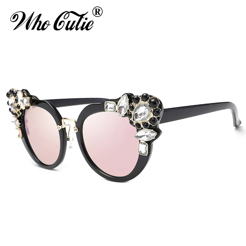 WHO CUTIE 2018 Oversized Baroque Cat Eye Sunglasses Women Brand Retro Vintage Rhinestone Diamond Cateye Sun Glasses Shades OM577
WHO CUTIE 2018 Oversized Baroque Cat Eye Sunglasses Women Brand Retro Vintage Rhinestone Diamond Cateye Sun Glasses Shades OM577