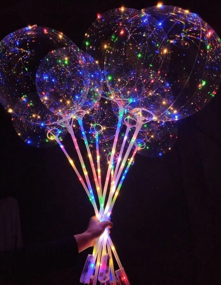 New Year Christmas Decorations Clear BOBO Balloon Sticks Luminous Transparent Led Balloons Wedding Birthday Party Kids globos
New Year Christmas Decorations Clear BOBO Balloon Sticks Luminous Transparent Led Balloons Wedding Birthday Party Kids globos