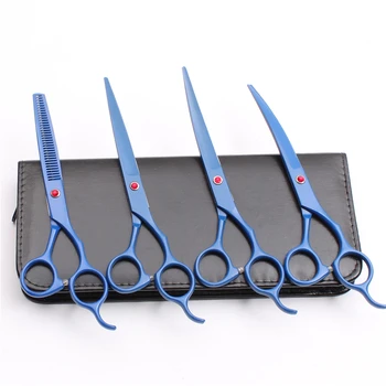 20Sets Suit 7" 19.5cm 4Pcs 440C Customize Logo Wholesale Professional Pets Hair Scissors Cats Flur Shears Grooming-for-dog C3100
20Sets Suit 7" 19.5cm 4Pcs 440C Customize Logo Wholesale Professional Pets Hair Scissors Cats Flur Shears Grooming-for-dog C3100