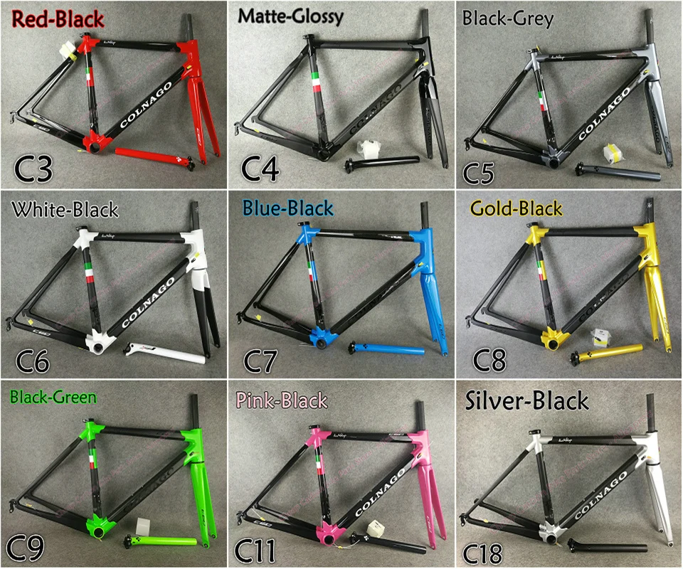 18 colors T1000 CARROWTER Colnago C60 carbon road frame bicycle Frameset With 48/50/52/54/56cm BB386 3K Matte/Glossy
18 colors T1000 CARROWTER Colnago C60 carbon road frame bicycle Frameset With 48/50/52/54/56cm BB386 3K Matte/Glossy