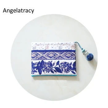 Angelatracy National Wallet Women Blue White Simple Women Coin Purse with Tassel Chinese Style Girl Purse New carteira feminina
Angelatracy National Wallet Women Blue White Simple Women Coin Purse with Tassel Chinese Style Girl Purse New carteira feminina