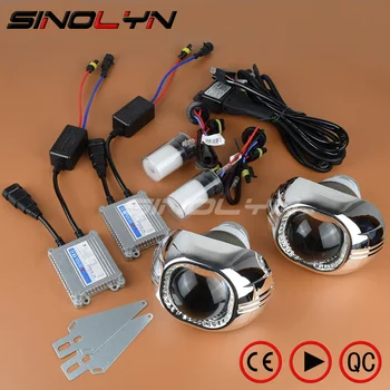 Sinolyn Lenses In Headlight Bi-xenon Lens 3.0 D2S HID Projector Full Kit Square Q5 Metal Car Lights Accessories Tuning Style
Sinolyn Lenses In Headlight Bi-xenon Lens 3.0 D2S HID Projector Full Kit Square Q5 Metal Car Lights Accessories Tuning Style