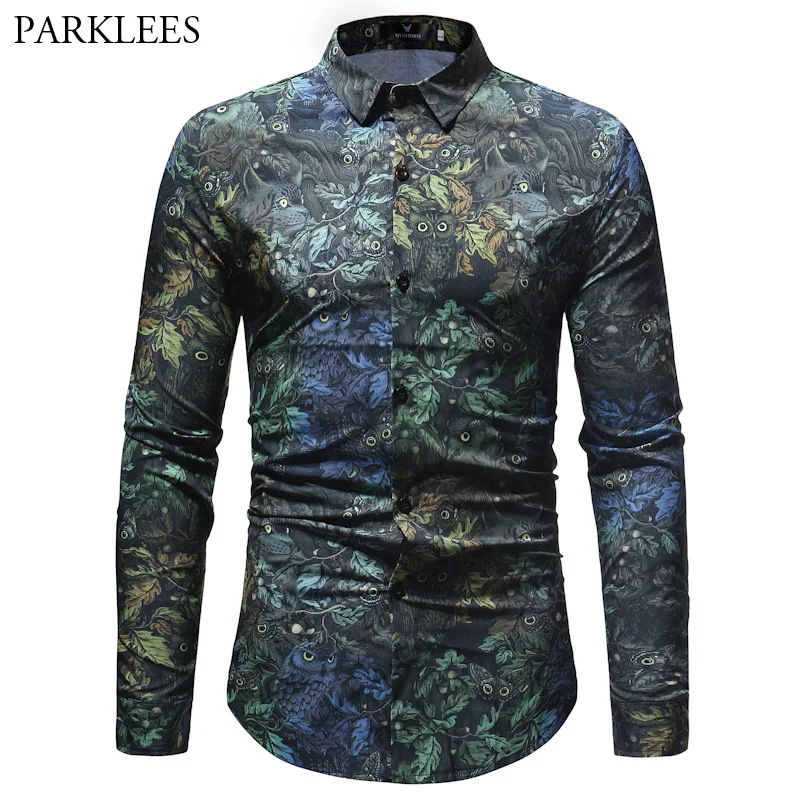 Fashion 3D Owl Print Shirt Men 2018 Spring Autumn Slim Fit Long Sleeve Dress Shirt Casual Party Holiday Shirts Camisa Hombre 3XL
Fashion 3D Owl Print Shirt Men 2018 Spring Autumn Slim Fit Long Sleeve Dress Shirt Casual Party Holiday Shirts Camisa Hombre 3XL