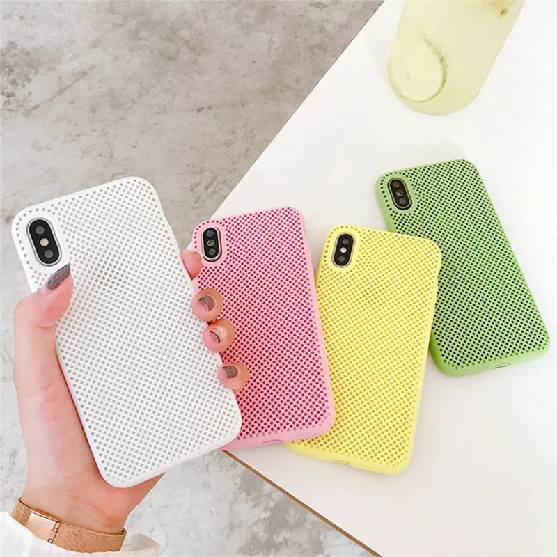 Original Hollow Mesh Case For iPhone XS Max XR X 6 6S 7 Plus 8 Liquid Silicone Phone Cases For iPhone 8 Plus Popular Cover EEMIA
Original Hollow Mesh Case For iPhone XS Max XR X 6 6S 7 Plus 8 Liquid Silicone Phone Cases For iPhone 8 Plus Popular Cover EEMIA