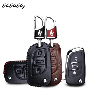 

Leather Car Key Cover Key Holder For Citroen C1 C2 C3 C4 C5 C4L C6 C8 Coupe VTR Berlingo DS3 DS4 DS5 DS6 Xsara Picassa Elysee