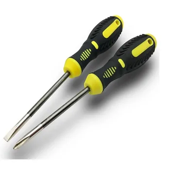 2pcs Magnetic Cross + Slotted Screwdriver Set 5x75mm 3" HRC 55-58 High Quality CR-V Material Phillips Slotted Screw Driver New
2pcs Magnetic Cross + Slotted Screwdriver Set 5x75mm 3" HRC 55-58 High Quality CR-V Material Phillips Slotted Screw Driver New