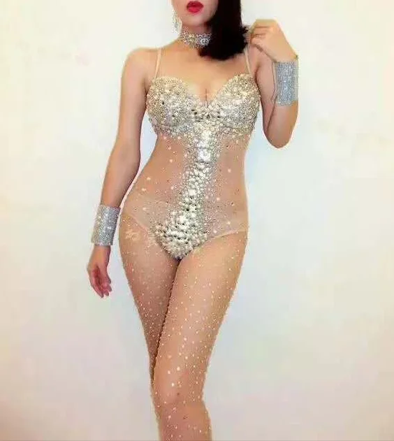 2019 New women mesh Bodysuit Elegant Beading sexy Jumpsuit Spaghetti Strap Bodycon Bandage Jumpsuits wholesale
2019 New women mesh Bodysuit Elegant Beading sexy Jumpsuit Spaghetti Strap Bodycon Bandage Jumpsuits wholesale
