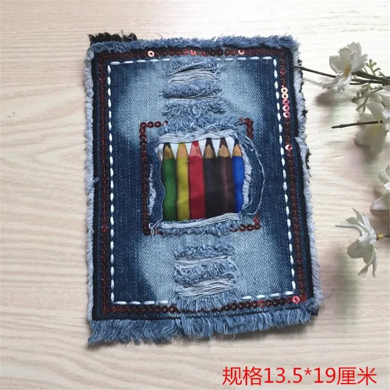 Women boy clothes embroidery denim patch deal with it 19cm color iron on patches for clothing t shirt/jeans free shipping
Women boy clothes embroidery denim patch deal with it 19cm color iron on patches for clothing t shirt/jeans free shipping