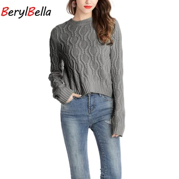 Spring Clothes Korean Retro Knitted Sweaters Women Casual Round Neck Loose Long Sleeve Female Solid Color Oversize Jumpers
Spring Clothes Korean Retro Knitted Sweaters Women Casual Round Neck Loose Long Sleeve Female Solid Color Oversize Jumpers