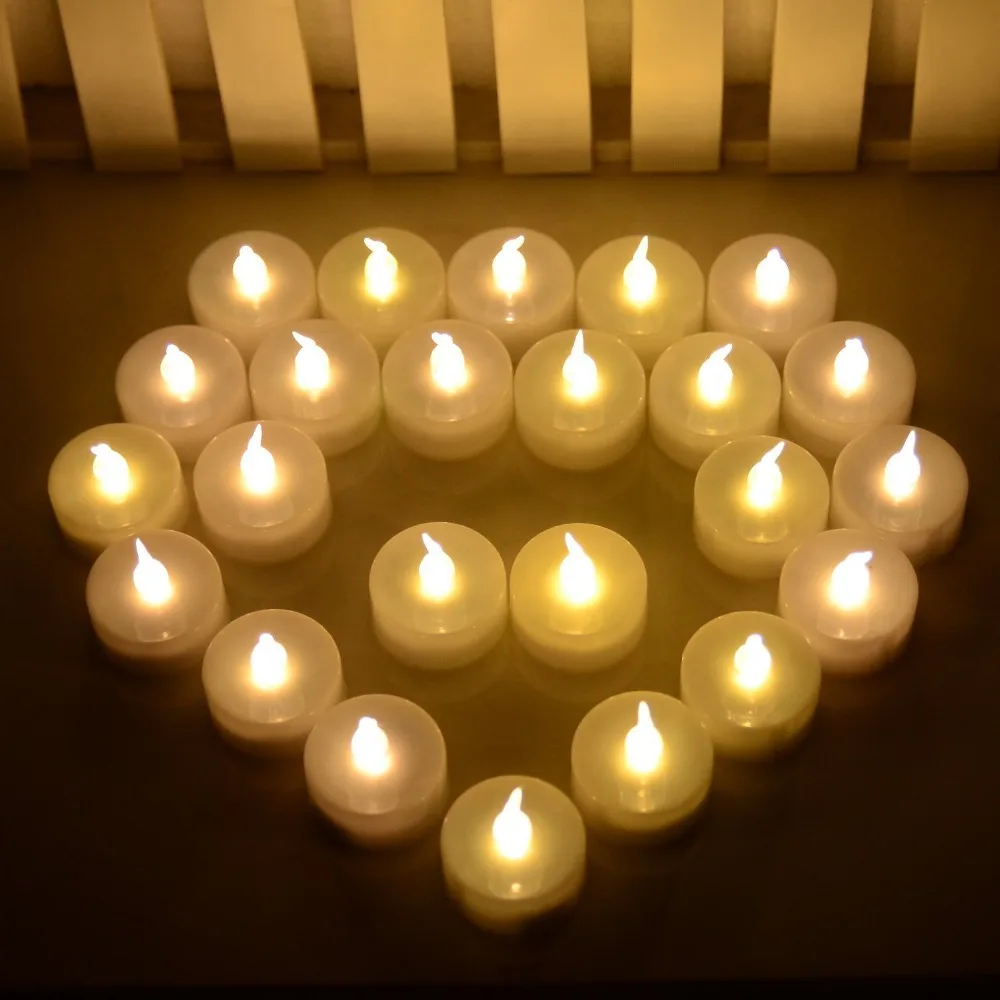 50pcs/set yellow Led Battery Operated Flameless Tealight Wedding Christmas Electronic Candle Tea Light Gift
50pcs/set yellow Led Battery Operated Flameless Tealight Wedding Christmas Electronic Candle Tea Light Gift
