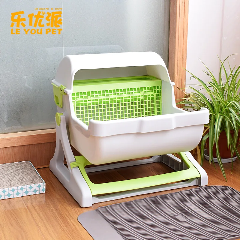 cat litter pet toillete kitty litter box cat toilet self cleaning litter box mascotas Semi-closed scoop free litter box
cat litter pet toillete kitty litter box cat toilet self cleaning litter box mascotas Semi-closed scoop free litter box