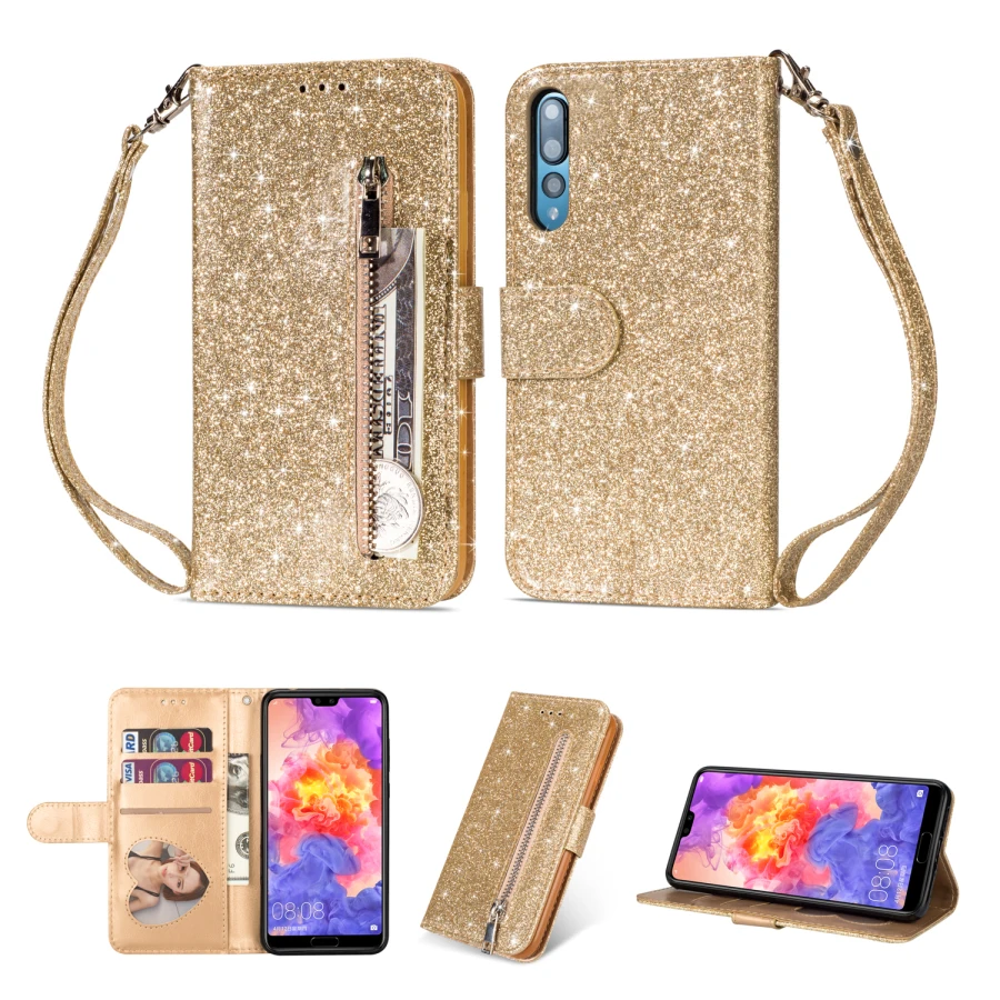 NEW Luxury Glitter Wallet Flip Case For Huawei P20 Lite Pro Card Leather Holder Phone Cover For HUAWEI mate 10 Pro 20 lite Case
NEW Luxury Glitter Wallet Flip Case For Huawei P20 Lite Pro Card Leather Holder Phone Cover For HUAWEI mate 10 Pro 20 lite Case