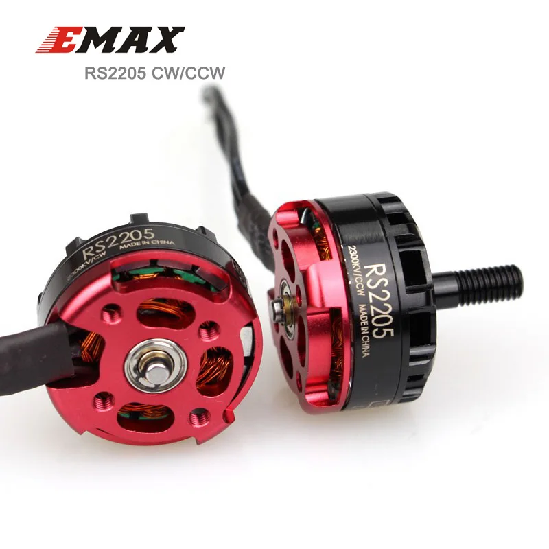 EMAX RS2205 CW/CCW Red Bottom Racing Brushless Motor for FPV Quad 2300KV/2600KV Optional 1 Pcs | Игрушки и хобби