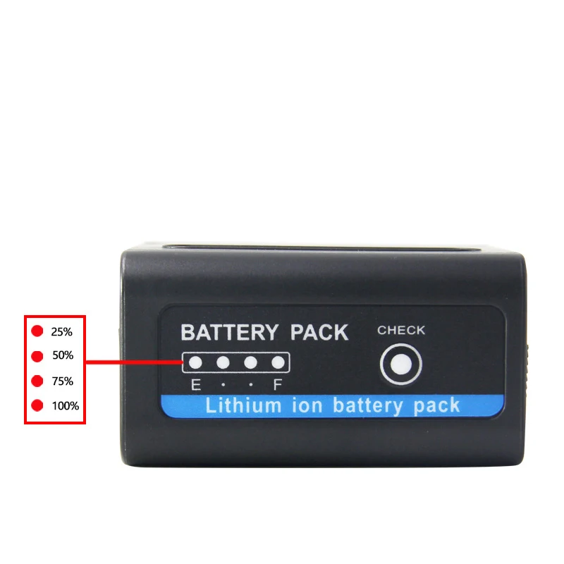 8800mAh for sony NP-F990/F970 Camera Battery Upgrade Large Capacity Full Decoder Display Battery Level 7.4V
8800mAh for sony NP-F990/F970 Camera Battery Upgrade Large Capacity Full Decoder Display Battery Level 7.4V