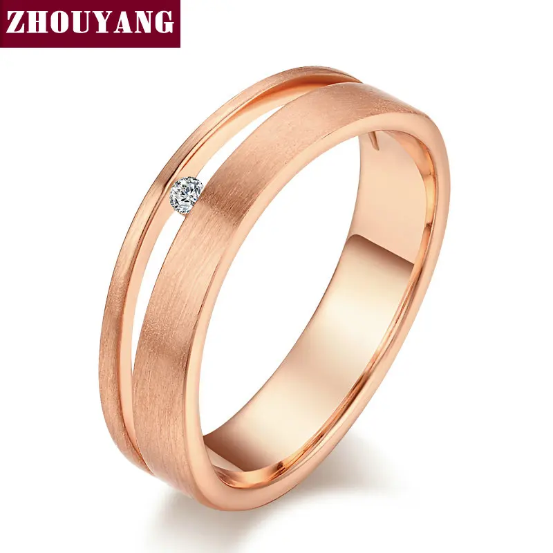 Top Quality Simple Wire Drawing Process Rose Gold Color Lover's Ring Austrian Crystal Full Sizes ZYR433 ZYR434
Top Quality Simple Wire Drawing Process Rose Gold Color Lover's Ring Austrian Crystal Full Sizes ZYR433 ZYR434
