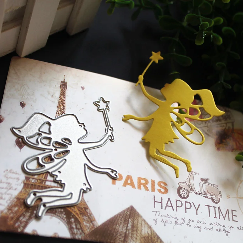 Cute Angle Metal Cutting Dies And Stamps Star Girl Steel Dies Scrapbooking DIY Albums Decorations Embossing Paper Cards Making
Cute Angle Metal Cutting Dies And Stamps Star Girl Steel Dies Scrapbooking DIY Albums Decorations Embossing Paper Cards Making