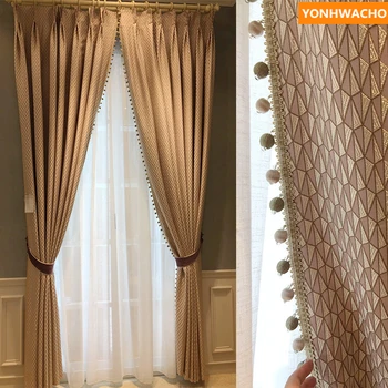 Custom curtains High-grade simple modern geometric Bedroom Nordic European cloth blackout curtain tulle valance drape B140
Custom curtains High-grade simple modern geometric Bedroom Nordic European cloth blackout curtain tulle valance drape B140