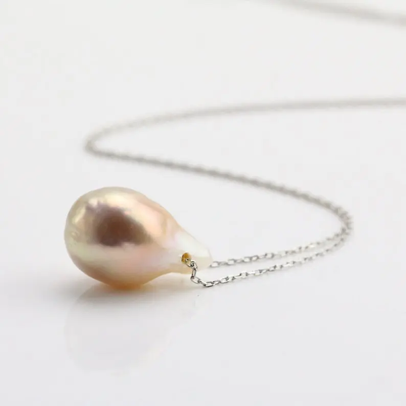 Unique Pearls jewellery Store,Baroque Pearl Necklace,11mm Irregular Nugget Pearl Necklace,Charming Women Gift Jewelry
Unique Pearls jewellery Store,Baroque Pearl Necklace,11mm Irregular Nugget Pearl Necklace,Charming Women Gift Jewelry