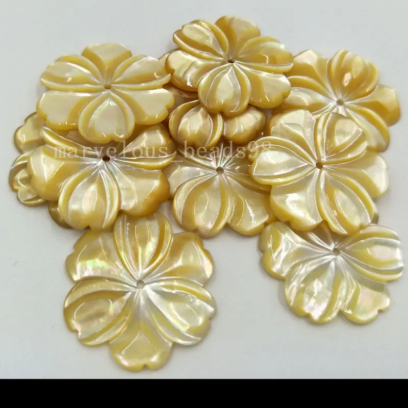10pcs Wholesale Free Shipping Beautiful jewelry 24mm Yellow Mother of pearl Shell Flower Women Men Pendant Bead pMC4807
10pcs Wholesale Free Shipping Beautiful jewelry 24mm Yellow Mother of pearl Shell Flower Women Men Pendant Bead pMC4807