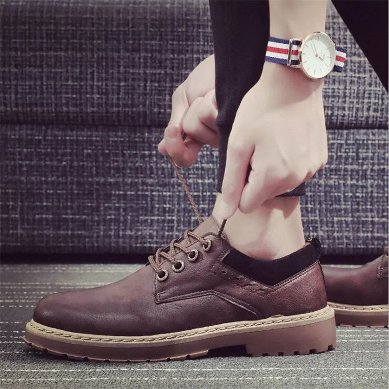 2019 Men Casual Leather Shoes Men Martins Leather Shoes Work Safety Shoes Winter Waterproof Ankle Botas
2019 Men Casual Leather Shoes Men Martins Leather Shoes Work Safety Shoes Winter Waterproof Ankle Botas
