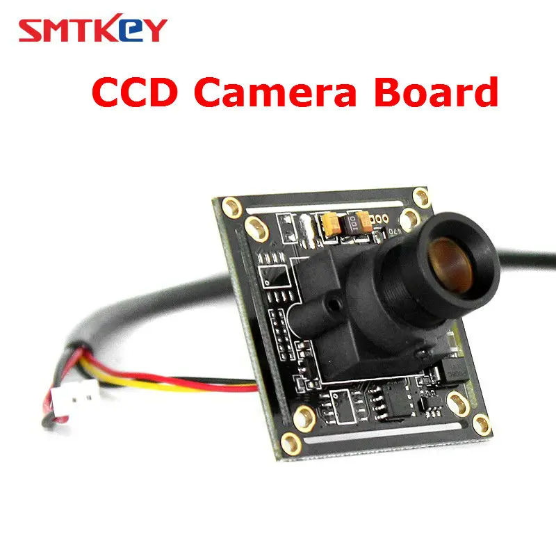 

700tvl cctv camera sharp SMTKEY chip + lens + Lens mount + cable 1/3 inch sharp ccd camera board