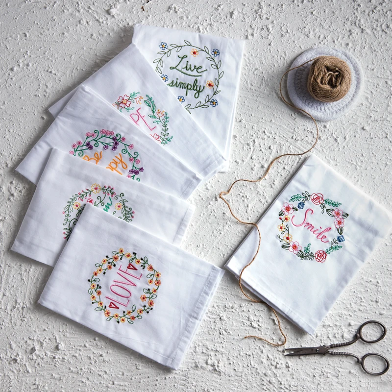 White Cloth Napkins Tableware Pad Dining Table Mat Handmade Embroidered Flowers Placemat Fabric Cotton Coaster Mat Kitchen
White Cloth Napkins Tableware Pad Dining Table Mat Handmade Embroidered Flowers Placemat Fabric Cotton Coaster Mat Kitchen