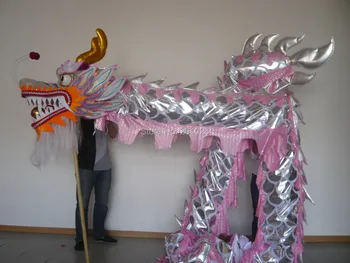 18m Length Size 4 pink silver on body Chinese DRAGON DANCE ORIGINAL Dragon Chinese Folk Festival Celebration Costume
18m Length Size 4 pink silver on body Chinese DRAGON DANCE ORIGINAL Dragon Chinese Folk Festival Celebration Costume