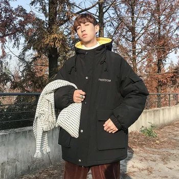 2019 Winter New Korean Version Of Loose Thick Bread Personality Trend Harajuku Leisure Large Size Cotton Clothing
2019 Winter New Korean Version Of Loose Thick Bread Personality Trend Harajuku Leisure Large Size Cotton Clothing
