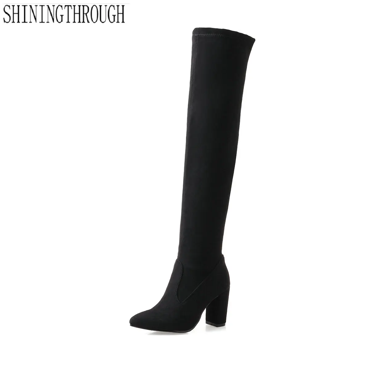 NEW sexy women over the knee boots high heels boots women poined toe shoes woman spring autumn boots woman large size 34-43
NEW sexy women over the knee boots high heels boots women poined toe shoes woman spring autumn boots woman large size 34-43