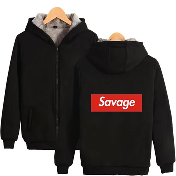 Savage Winter Fashion Hip Hop Style Zipper Men Women Hoodies Jacket Long Sleeve Thicker Fleece Zip Up Hoodie Sweatshirt Tops 4XL
Savage Winter Fashion Hip Hop Style Zipper Men Women Hoodies Jacket Long Sleeve Thicker Fleece Zip Up Hoodie Sweatshirt Tops 4XL