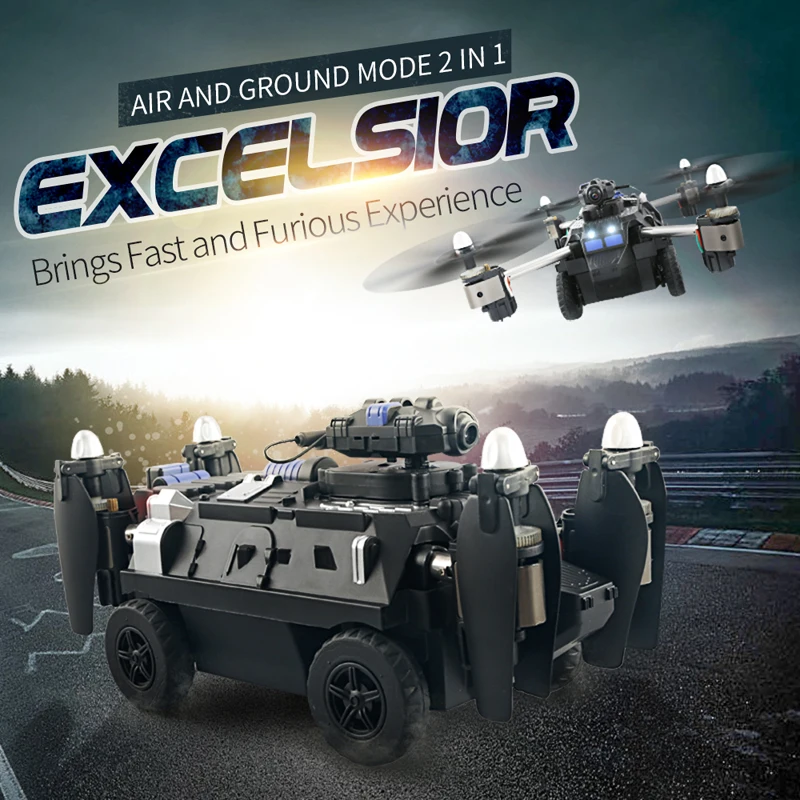 New JJRC H40WH RC Camera Quadcopter with Air-Ground Mode 2 in 1 Integrated Tank Modeling Dron Design Stunning Performance Copter
New JJRC H40WH RC Camera Quadcopter with Air-Ground Mode 2 in 1 Integrated Tank Modeling Dron Design Stunning Performance Copter