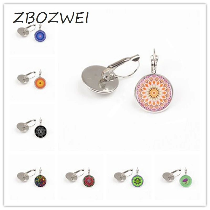 ZBOZWEI 2018 1pcs/lot Buddhism Mandala Logo earring Om Yoga Art Chakra Sacred Geometry Pendant Religious Jewelry Amulet earring
ZBOZWEI 2018 1pcs/lot Buddhism Mandala Logo earring Om Yoga Art Chakra Sacred Geometry Pendant Religious Jewelry Amulet earring