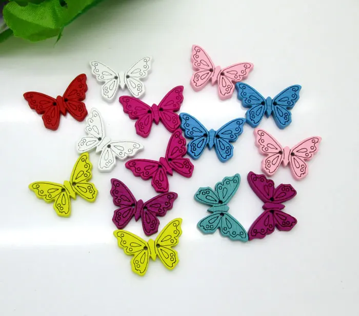 50Pcs Mixed Wood Butterfly Sewing Buttons For Kids Clothes Scrapbooking Decorative Botones Handicraft DIY Accessories10
50Pcs Mixed Wood Butterfly Sewing Buttons For Kids Clothes Scrapbooking Decorative Botones Handicraft DIY Accessories10